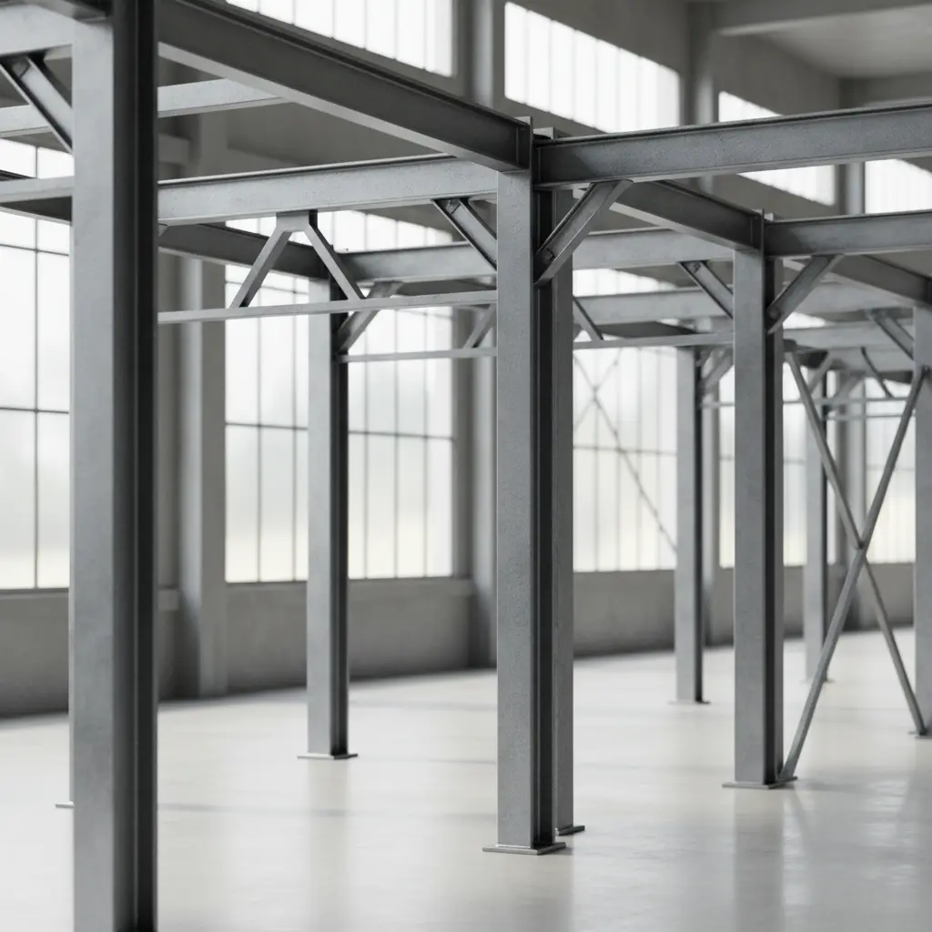 3D CAD model of steel structure